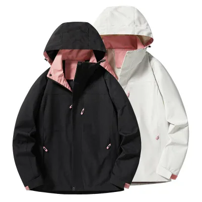 マウンテンパーカー メンズ レディース 防風 撥水 ジャケット アウトドア 登山ウェア 男性用 女性用 春秋 薄手 ポリエステル スポーツ 普段使い ランニング 運動 キャンプ 伸縮性