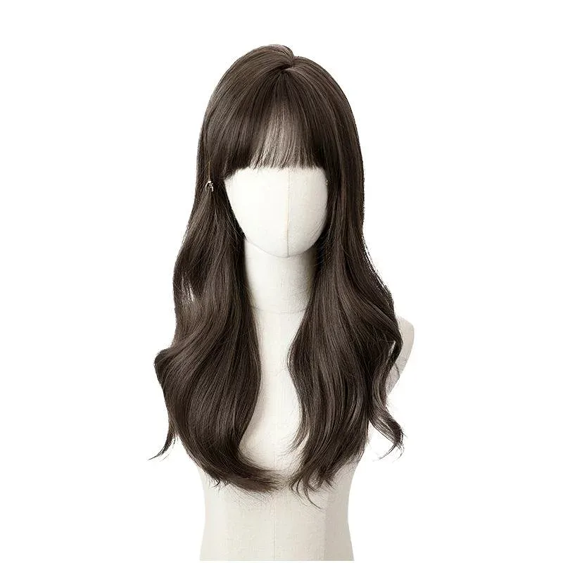 ウィッグ レディース ロング カール フルウィッグ 女性用 かつら 巻き髪 ゆるふわ 自然 ふんわり 増毛 イメチェン 冷棕色