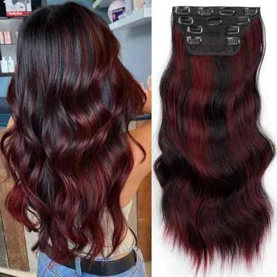 ウィッグ レディース 女性用 ロング カール ポイントウィッグ ヘアピース カーリー 高温耐熱ファイバー 50cm