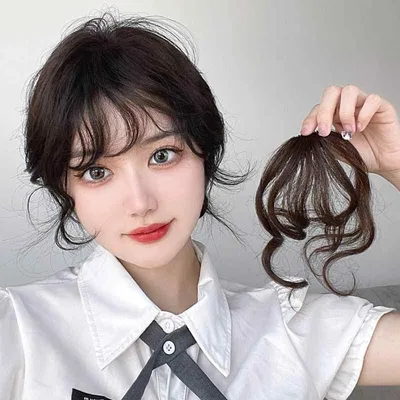 ウィッグ レディース 前髪 自然 黒髪 茶髪 エクステ 部分ウィッグ 女性用 人毛100% ぱっつん 斜め 巻き髪 小顔効果 通気性 装着簡単 イメチェン かわいい おしゃれ