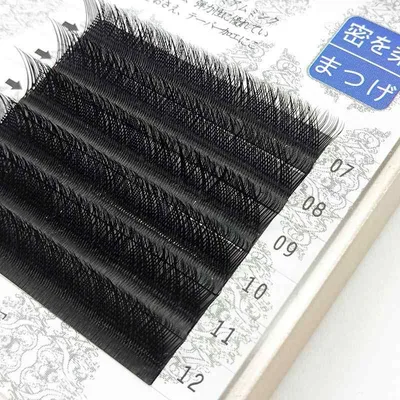つけまつげ 0.05mm Y字 断面 編み込み 接着 まつエク シルク プロテイン 8mm 9mm 10mm 11mm 12mm