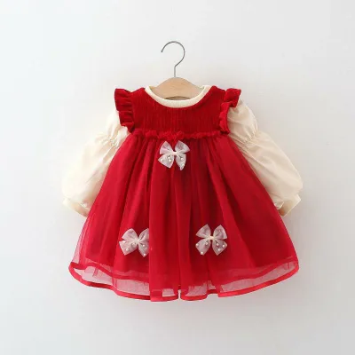 子供服 秋冬 2点 セットアップ 裏起毛 厚手 長袖 トップス パフスリーブ スカート かわいい 女の子 幼児