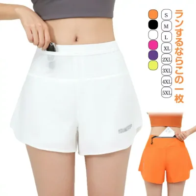 ランニングパンツ ショートパンツ 軽量 通気性 吸汗速乾 メンズ レディース インナーパンツ付き 多ポケット ポケット5つで手ぶらで走れ