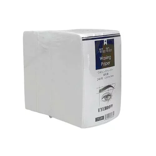 【WaxWax】ワキシングペーパー眉毛用 お好みカット 240枚入