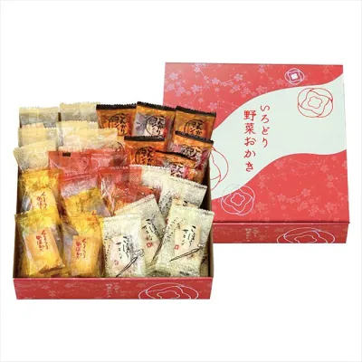 Colorful vegetable rice crackers IR-CM Family gifts Family gifts Celebrations Gifts Souvenirs Baby gifts Presents Recovery celebrations Memorial services Gifts