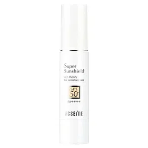アクセーヌ ACSEINE(acseine) スーパーサンシールドEX<R> SPF50+ PA++++ 22g 日焼け止め 下地 ノンケミカル ウォータープルーフ 保湿 ニキビ 乾燥 敏感肌 低刺激 無香料 無着色 アルコールフリー