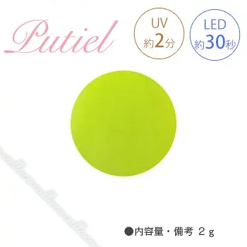 Putiel プティール カラージェル 141 ネオンイエロー 2g 【ネイル パーツ ジェルネイル】