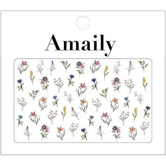 Amaily アメイリー ネイルシール No.1-25 フラワーガーデン3 【ネイル ネイルシール ネイルステッカー】