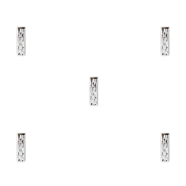 Bonnail ボンネイル ブランチバー 6mm シルバー 【★】【ネイル ネイルパーツ メタルパーツ】