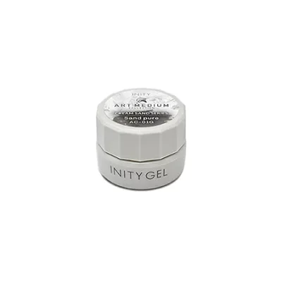 INITY アイニティ ハイエンドカラー アートメディウムコレクション AC-01G サンドピュア 3g【ジェルネイル マットネイル 質感ネイル サンドジェル】【artmedium】