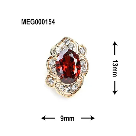 SONAIL ソネイル SONAIL×MEG リッチ プレミアム ジュエルストーン レッド MEG000154【ネイルアート キラキラネイル ビジュ—パーツ ストーン スワロ ジェルネイルアート】