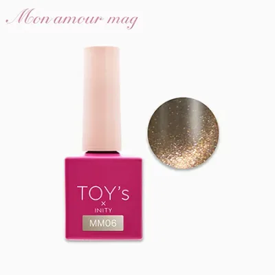 TOY's × INITY トイズバイアイニティ モナムールマグ T-MM06 ルーヴル 7ml 【マグネットネイル マグジェル 冬ネイル ジェルネイル ブラウン グレー】