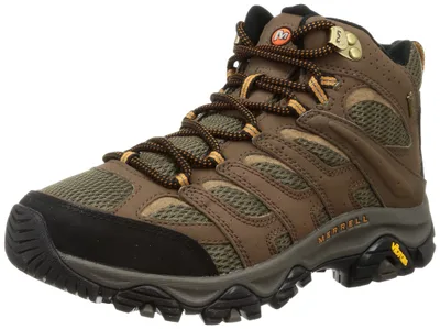 メレル(MERRELL) ハイキングシューズ モアブ 3 シンセティック ミッド ゴアテックス ワイド 3E EARTH J500253W