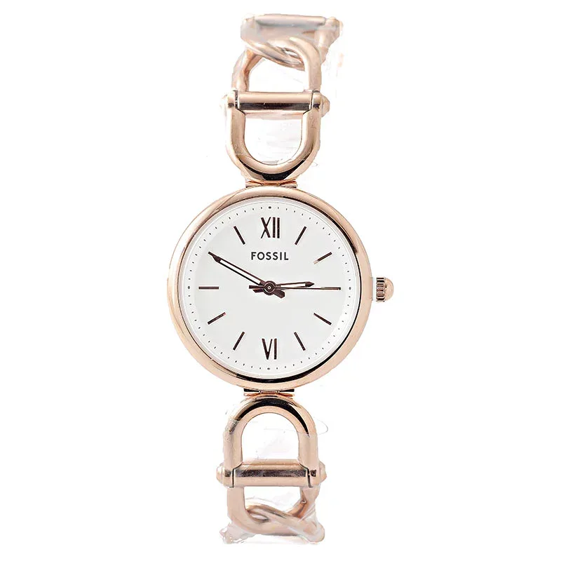Fossil Watch CARLIE ES5273 Rose Gold 30MM Women's FOSSIL