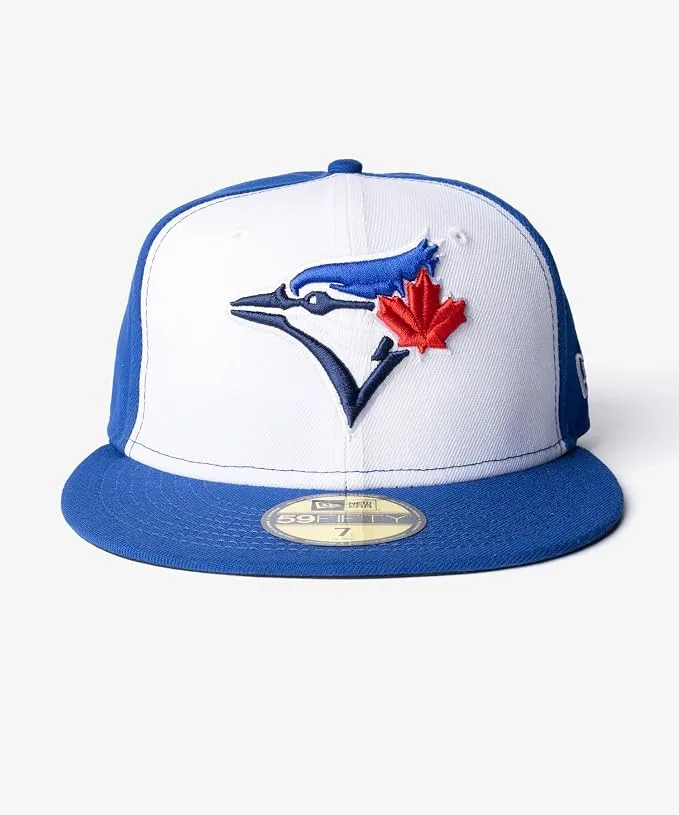 ニューエラ キャップ メンズ レディース 59FIFTY トロント ブルージェイズ 7-1/4サイズ ホワイト×ブルー 70367491-7-1-4 NEW ERA