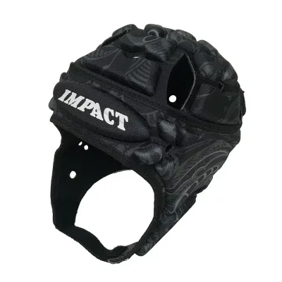 【送料無料】 【IMPACT】 トライブ ブラック ラグビー ヘッドキャップ ヘッドギア 【V2 Premium Vented】