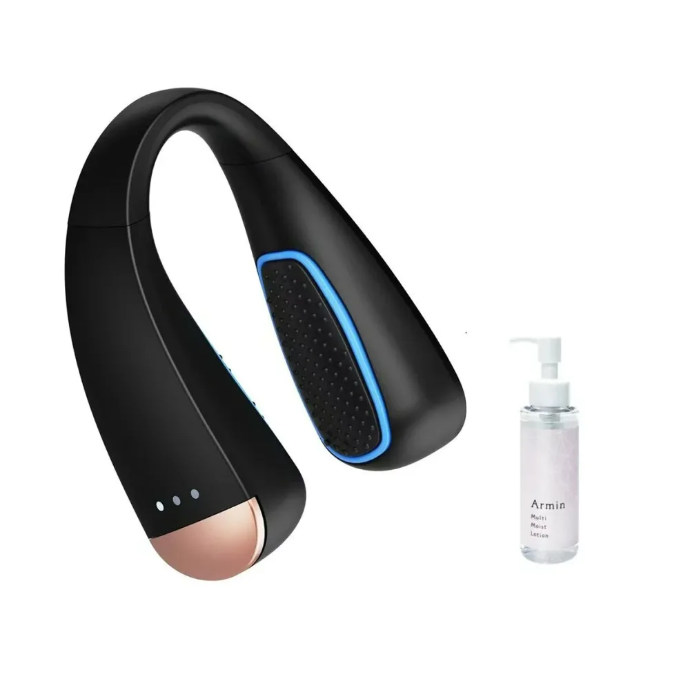 EMS 鼻専用美顔器 トレーニングケア 美鼻形成 USB充電式 防水仕様 コストコ限定 美容液付き NP-QN25BK-CST