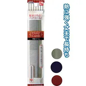 散髪コーム 日本製 カラーアソート/指定不可 【12個セット】 27-091