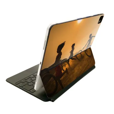 Magic Keyboard 12.9インチ iPad Pro(第4世代、第5世代、第6世代)対応 apple アップル アイパッド 全面スキンシール フル 前面 背面 保護シール 人気 023112 人物 子供 写真
