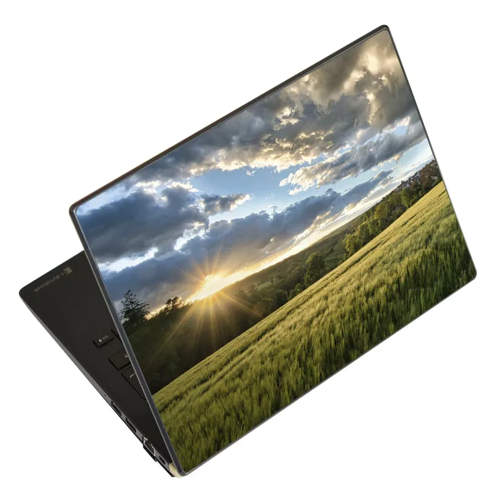 ノートパソコン スキンシール 17インチまで対応 汎用ステッカー 2枚セット LAVIE用 FMV用 LIFEBOOK用 Dynabook用 Lenovo用 Thinkbook用 IdeaPad用 HP用 Pavillon用 ENVY用 Elite用 Dell用 Vostro用 Inspiron用 VAIO用 023861 景色 自然 写真