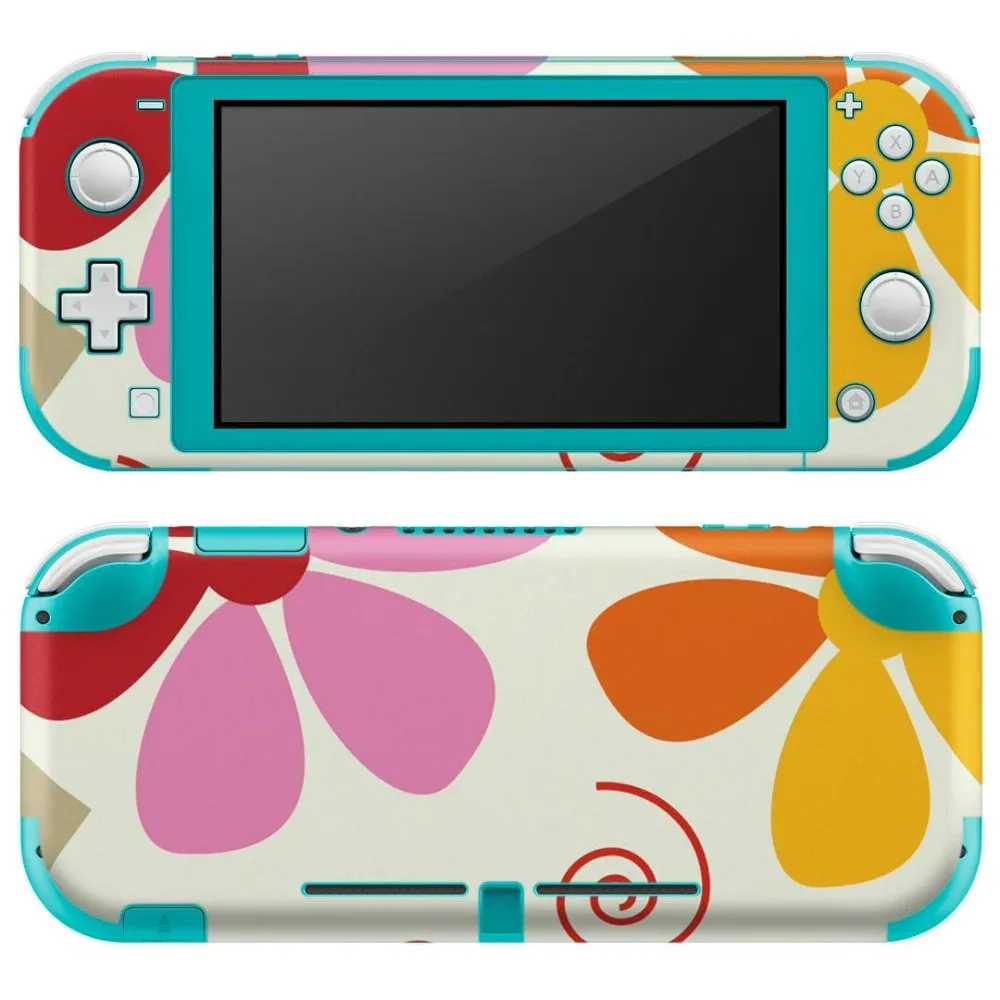 igsticker Nintendo Switch Lite 専用 デザインスキンシール 全面 ニンテンドー スイッチ ライト 専用 ゲーム機 カバー アクセサリー フィルム ステッカー エアフリー 003872 花 和風 和柄