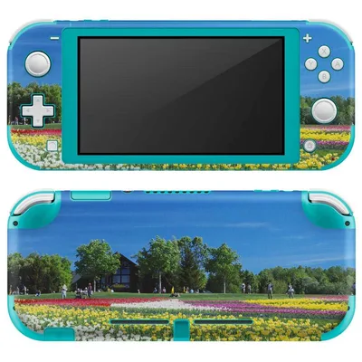 igsticker Nintendo Switch Lite 専用 デザインスキンシール 全面 ニンテンドー スイッチ ライト 専用 ゲーム機 カバー アクセサリー フィルム ステッカー エアフリー 009771 花 写真