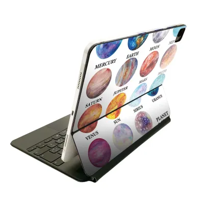Magic Keyboard 用 スキンシール 11インチ iPad Pro用 第1-4世代 iPad Air 第4-5世代 対応 全面スキンシール フル 前面 背面 保護シール 人気 020065 宇宙 宇宙 惑星