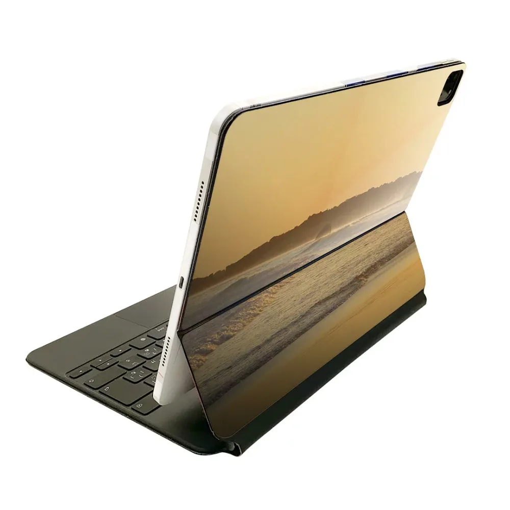 Magic Keyboard 用 スキンシール 11インチ iPad Pro用 第1-4世代 iPad Air 第4-5世代 対応 全面スキンシール フル 前面 背面 保護シール 人気 022956 夕日 海 景色