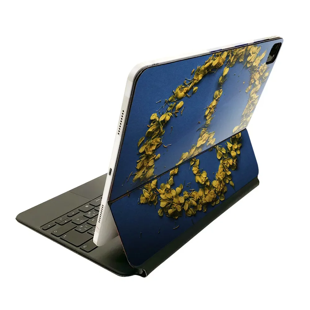 Magic Keyboard 用 スキンシール 11インチ iPad Pro用 第1-4世代 iPad Air 第4-5世代 対応 全面スキンシール フル 前面 背面 保護シール 人気 023654 ピースマーク 平和