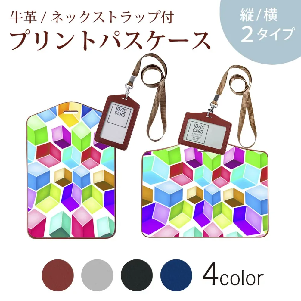 パスケース 定期入れ IC IDカード入れ グレー ブラック ブラウン ネックストラップ付 社員証入れ 通学 通勤 passcase 000464 バブル レインボー