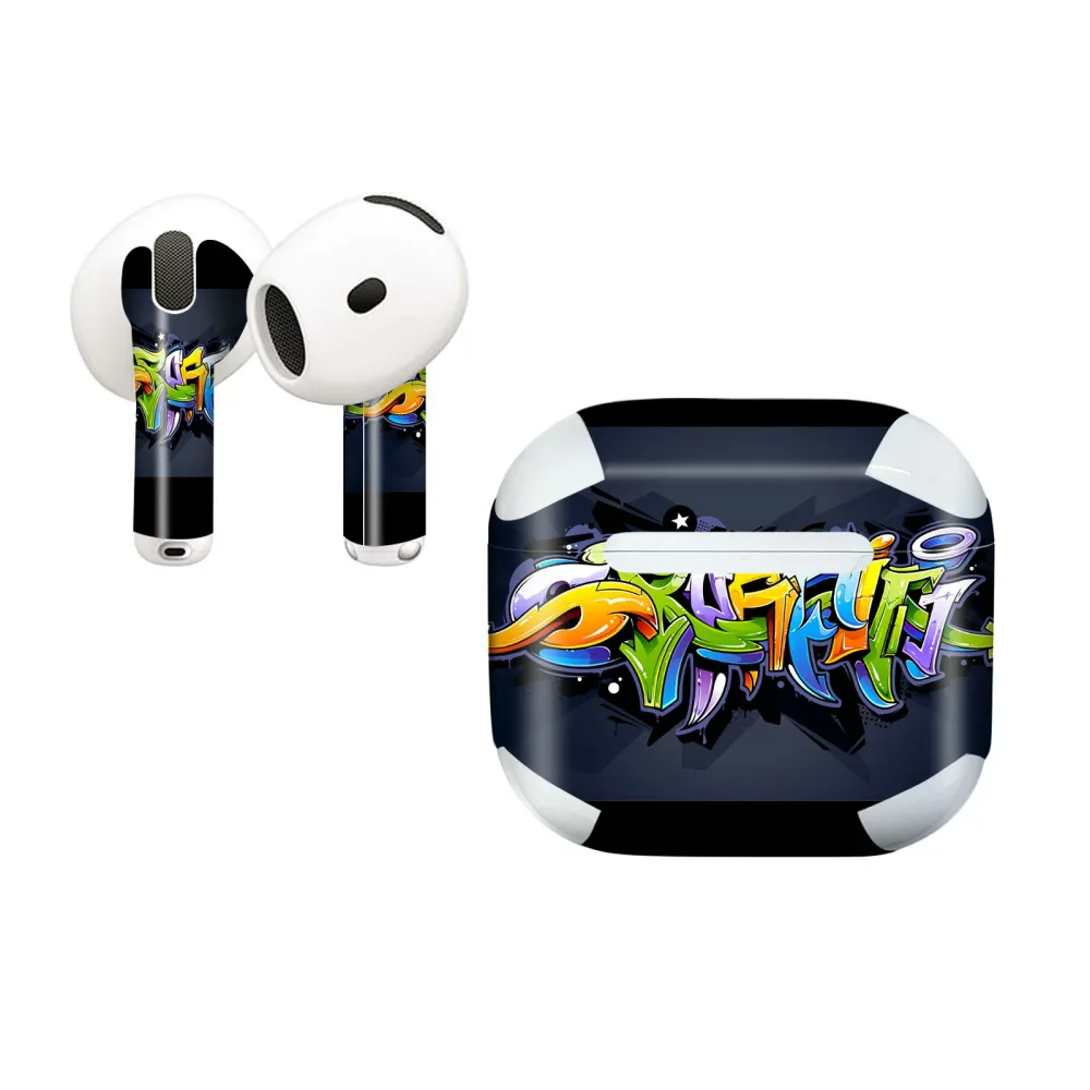 Fashionable design stickers for AirPods4