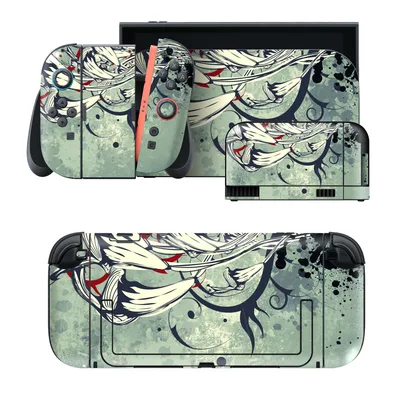 igsticker Nintendo Switch 2 用 スキンシール 本体・ドック・Joy-Con 2 対応 4面セット きせかえ 保護 花 イラスト 008746