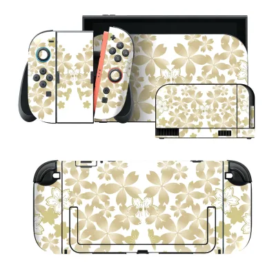 igsticker Nintendo Switch 2 用 スキンシール 本体・ドック・Joy-Con 2 対応 4面セット きせかえ 保護 春 桜 梅 020717