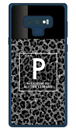 Cf LTD ヒョウ柄 ネイルボトル イニシャル P グレー (クリア) Galaxy Note9 SCV40・SC-01L au・docomo Coverfull scv40 sc-01l カバー scv40 sc-01l ケース galaxy note 9 ケース galaxy note 9 scv40 sc-01l ケース 送料無料