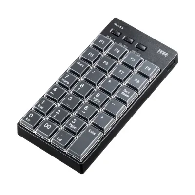 SANWA SUPPLY(サンワサプライ) ブルートゥース テンキー bluetooth テンキー ワイヤレス Bluetooth テンキー 27キー プログラマム ショートカット機能 キーボードの機能 割り当 可能 入力機器 無線 プログロラマー プログラマブルテンキー(Bluetoothモデル)