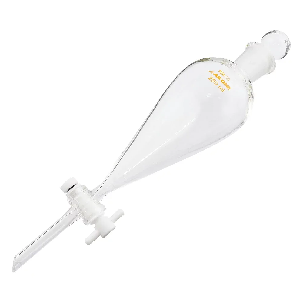 スキーブ型分液ロート テフロン(R)プラグ付 250mL