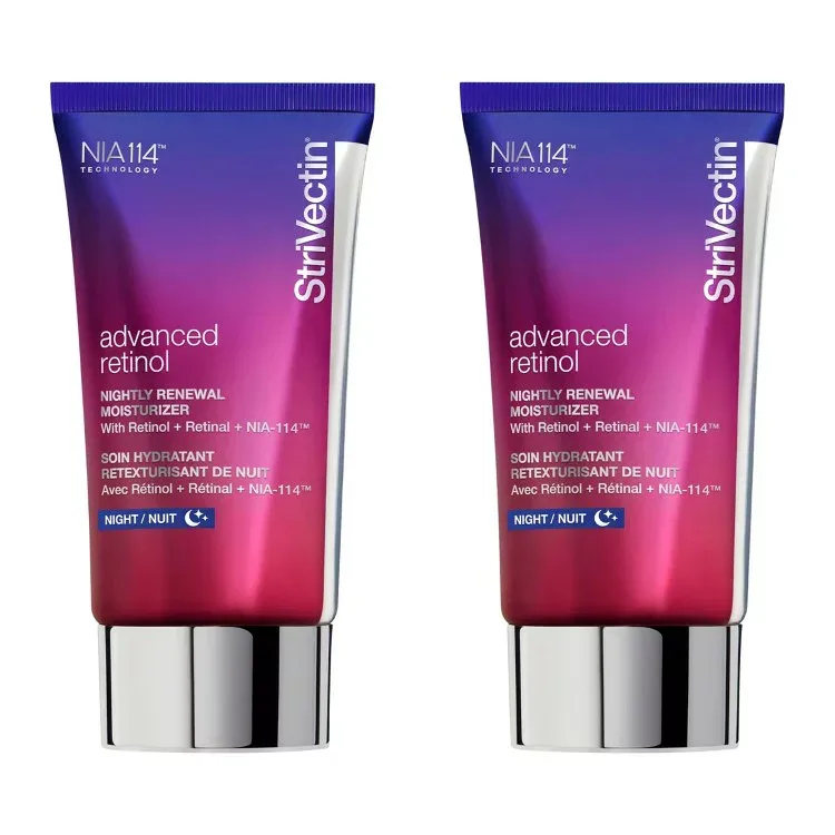 ストリベクチン アドバンス レチノール ナイトリー リニューアル モイスチャライザー StriVectin Advanced Retinol Nightly Renewal Moisturizer, 1.0 oz, 2-pack【お取り寄せ商品】【アメリカコストコ品】