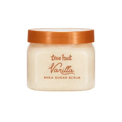 ツリーハット バニラ シアシュガー ミニボディスクラブ 約96g Tree Hut Vanilla Shea Sugar Mini Body Scrub, 3.4 oz 【お取り寄せ商品】
