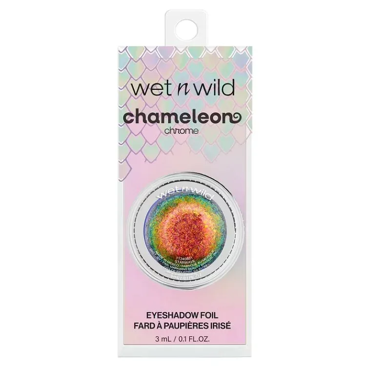 ウェットアンドワイルド カメレオンクローム アイシャドウフォイル スターウェーブ 約3mL Wet n Wild Chameleon Chrome Eyeshadow Foil in Starwave 0.1 fl oz 【お取り寄せ商品】