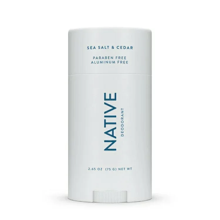 ネイティブ デオドラント アルミニウムフリー シーソルト&シダー 75g Native Deodorant, Aluminum Free, Sea Salt & Cedar, for Women and Men, 2.65 oz 【お取り寄せ商品】