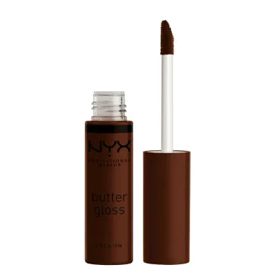 NYXプロフェッショナルメイクアップ バターグロス ノンスティックリップグロス ラヴァケーキ NYX Professional Makeup Butter Gloss, Non-Sticky Lip Gloss, Lava Cake 【お取り寄せ商品】