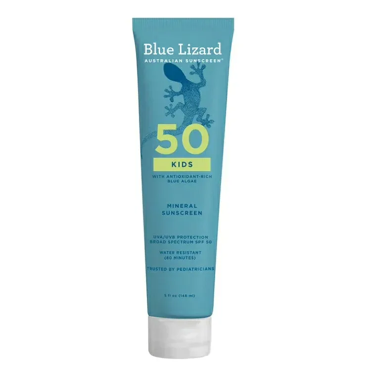 ブルーリザード オーストラリアン キッズ 日焼け止めローション SPF50 148ml Blue Lizard Australian Sunscreen Kids SPF 50 Lotion, 5 fl oz 【お取り寄せ商品】