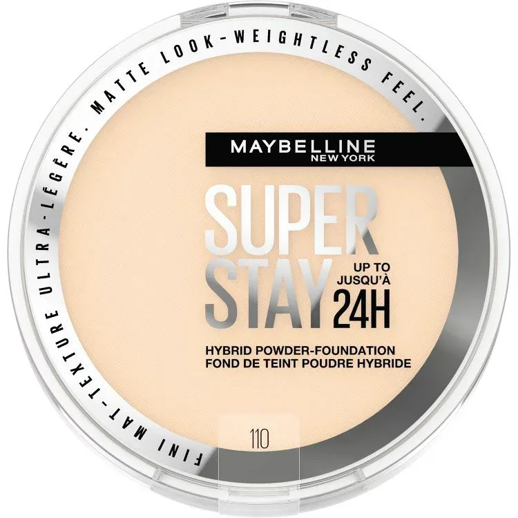 メイベリン スーパー ステイ パウダーファンデーション ソフトマット仕上げ 110 約6g Maybelline Super Stay Powder Foundation Makeup, Soft-Matte Finish, 110, 0.21 oz 【お取り寄せ商品】