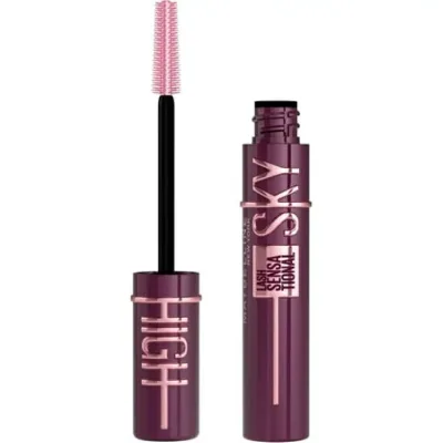 メイベリン ラッシュセンセーショナル スカイハイ ウォッシャブル マスカラ バーガンディヘイズ 約7mL Maybelline Lash Sensational Sky High Washable Mascara Makeup, Burgundy Haze, 0.24 fl oz 【お取り寄せ商品】