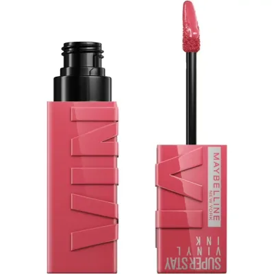 メイベリン スーパー ステイ ヴィニル インク リキッドリップスティック 160 サルトリィ Maybelline Super Stay Vinyl Ink Liquid Lipstick, 160 Sultry【お取り寄せ商品】