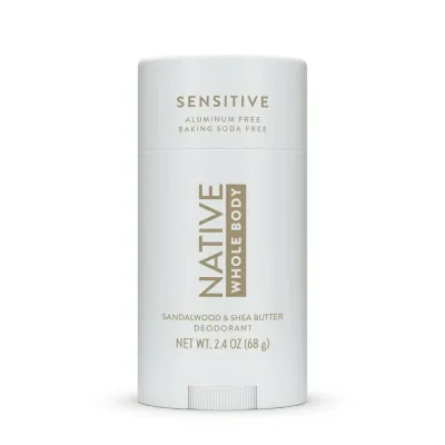 ネイティブサンダルウッド&シアバター センシティブ 全身用デオドラント 68g Native Sandalwood & Shea Butter Sensitive Whole Body Deodorant 2.4 oz 【お取り寄せ商品】