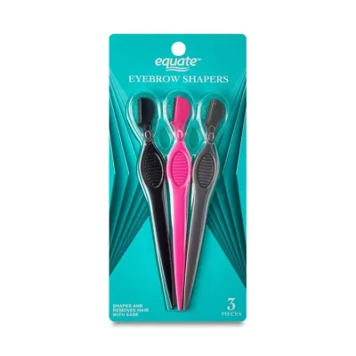 エクエート 眉用シェーバー 3本 Equate Eyebrow Shapers, 3 Count 【お取り寄せ商品】