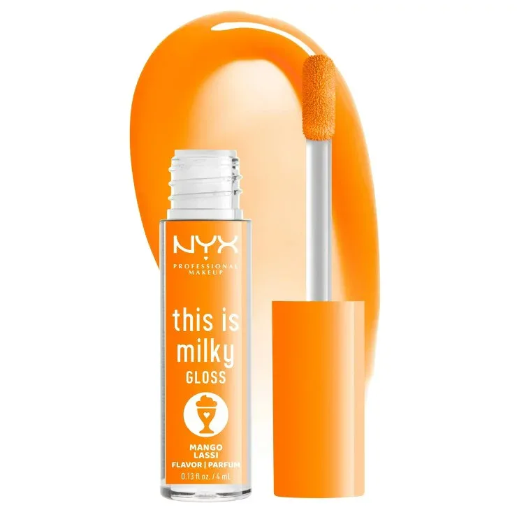 NYX プロフェッショナル メイクアップ ディスイズミルキーグロス マンゴーラッシー NYX Professional Makeup This is Milky Gloss Milkshakes, Mango Lassi 【お取り寄せ商品】