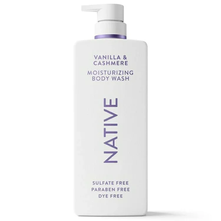 ネイティブ モイスチャライジング ボディウォッシュ バニラ&カシミア 約650ml Native Moisturizing Body Wash Vanilla & Cashmere, 22oz 【お取り寄せ商品】