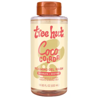 ツリーハット コココラーダ フォーミングジェル ボディウォッシュ 約532mL Tree Hut Coco Colada Foaming Gel Body Wash, 18 fl oz 【お取り寄せ商品】